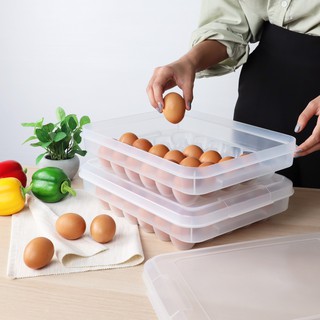 กล่องสำหรับเก็บไข่ไก่ 30 ฟอง no .6111 (plastic 30 eggs containers) ตรา Micron Ware