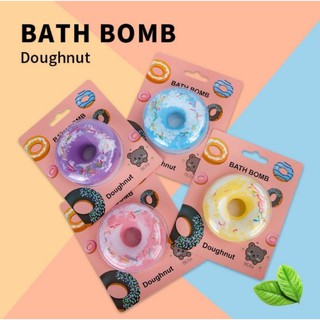 Donut Bath bombs สบู่แคนดี้ทำฟองลายใหม่ รูปโดนัท #ของเล่นน้ำ