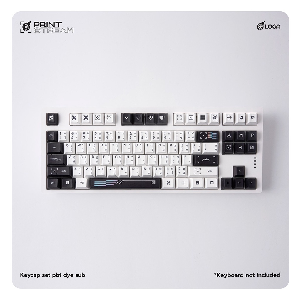 LOGA PBT DYESUB SPECIAL SET KEYCAP Vol. 1 (Cherry Profile ENG/TH )