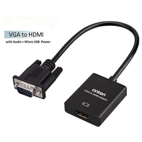 Onten otn-5138s vga to hdmi adapter with audio รับประกัน 1 ปี(ใช้ดีสุด)