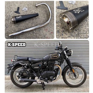 ชุดท่อแต่ง Diabolus Thunder J12B Full system  For benelli imperiale 400. (สินค้าแท้จากk-speed)