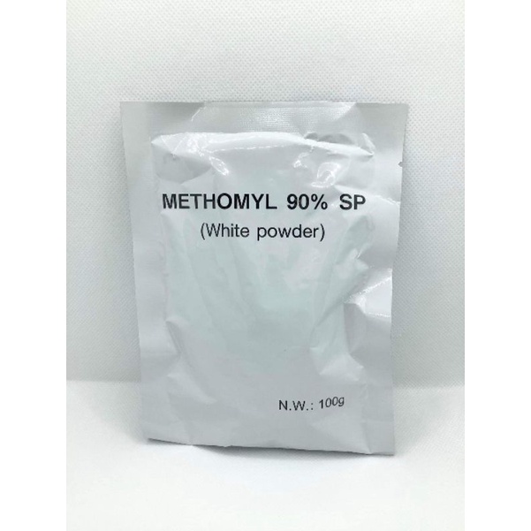 แลนเนท METHOMYL 90% สำหรับเบือสัตว์ทุกชนิด ยาเบือ ยาเบื่อไม่มีสี  (ผงสีขาว)