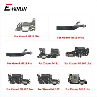 บอร์ดพอร์ตชาร์จ USB พร้อมไมโครโฟน สําหรับ Xiaomi Mi 11 10 10T Pro Lite Ultra Repair Parts