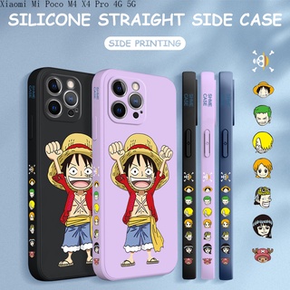 Xiaomi Mi Poco M4 X4 GT Pro 4G 5G สำหรับ Case Anime Luffy เคส เคสโทรศัพท์ เคสมือถือ