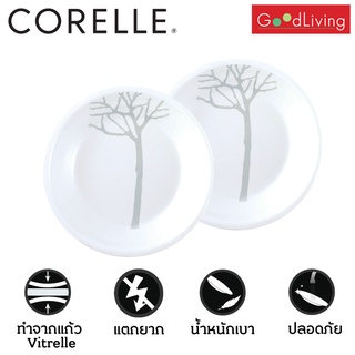 Corelle จานอาหารเล็ก ขนาด 4.75/ 12 cm. ลาย Frost  2 ชิ้น/C-03-405-FT-2