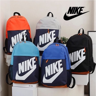 พร้อมส่ง!Nikeกระเป๋าเป้สะพายหลังผู้ชายและผู้หญิงกีฬาและกระเป๋าเป้สะพายหลังคอมพิวเตอร์พักผ่อน