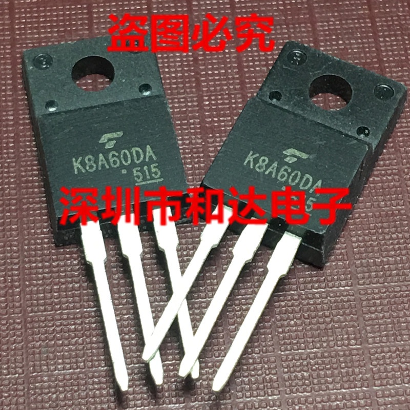 TO-220 TK8A60DA K8A60DA 10pcs TO-220F 600V 7.5A ของแท้บน tta