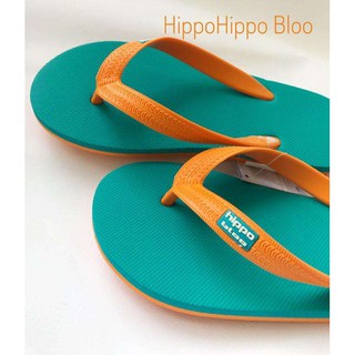 เขียว ส้ม Green orange Hippo shoe รองเท้าแตะฮิปโป  No.36- 37-38-39-40 41-42
