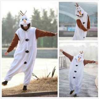 โอลาฟ ชุดมาส​คอต​ ชุด​โอลาฟ​ สโนแมน olaf snowman สินค้าพร้อมส่งจากกรุงเทพ