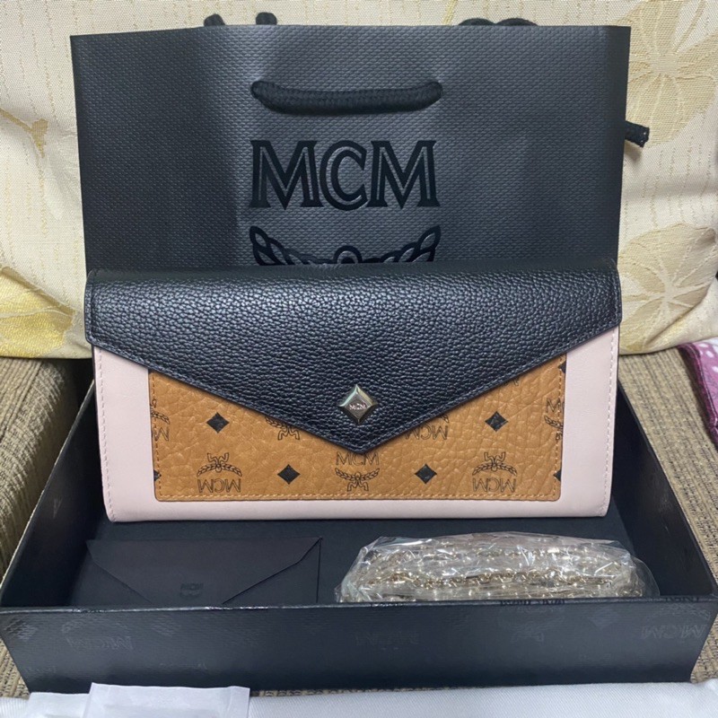 mcm love letter crossbody