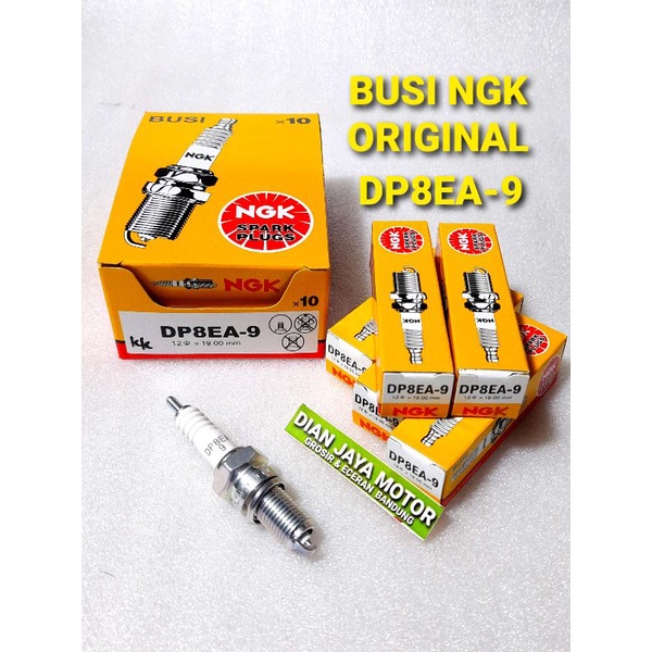 NGK ORIGINAL DP8EA-9 SPARK PLUG (10 ชิ้น) TIGER REVO GLPRO SCORPIO MEGAPRO