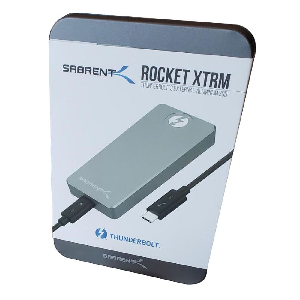 Sabrent Rocket XTRM 1TB Thunderbolt 3 External SSD (SB-XTRM-1TB), up to 2400MB/s