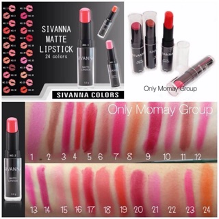 Sivanna Colors Matte Lipstick 24Colors