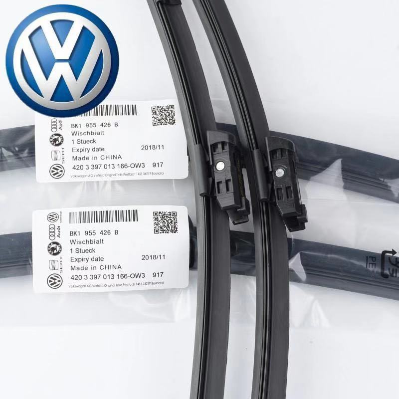 สําหรับVolkswagen Polo jetta Santana JTI MK6 ที่ปัดน้ําฝนไม่มีกระดูก (2001-2020) ที่ปัดน้ําฝน (2PCS)