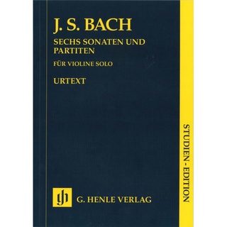 BACH Sonatas and Partitas BWV 1001-1006 for Violin solo (HN9356)