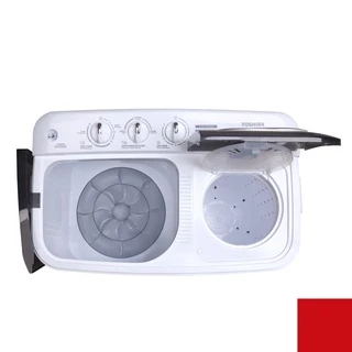 TOSHIBA เครื่องซักผ้า 2 ถัง ความจุ 7.5 กิโลกรัม รุ่น VH-H85MT (สีขาว)