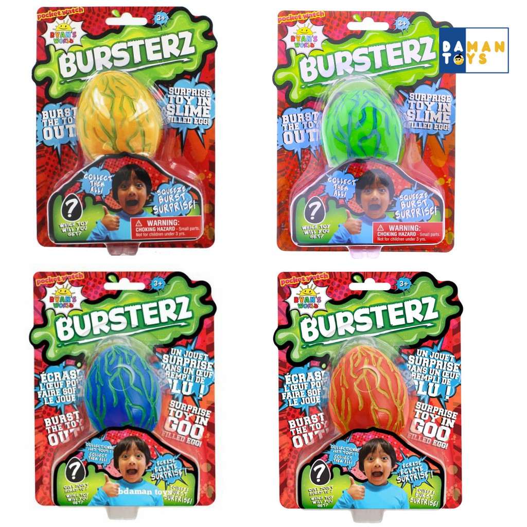 Ryan Toys Mystery Figure Egg Bursterz 