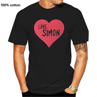 ขายดี เสื้อยืดลําลอง แขนสั้น พิมพ์ลายหัวใจ Simon สไตล์คลาสสิก สําหรับผู้ชาย OJacln61NAdabe17