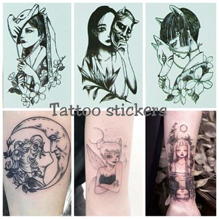 สติ๊กเกอร์รอยสัก Tattoo stickers รอยสักชั่วคราวกันน้ำ