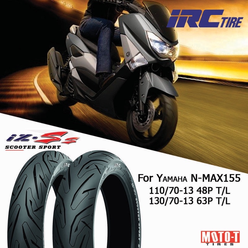 🇯🇵ยาง Honda PCX 160,  ADV 150, N-max ยี่ห้อ IRC IZ-Ss