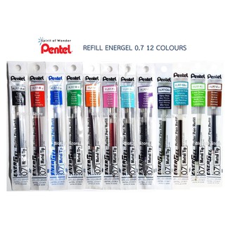 Pentel energel LR7 I ไส้รีฟิลปากกาเจล แบบไม่กันน้ำ 0.7 มม.