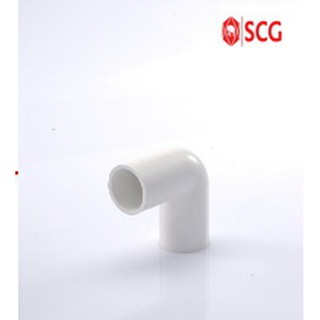 ข้องอ90pvc SCG ระบบร้อยสายไฟ สีขาว (มาตรฐาน JIS) ขนาด18มม.- 25 มม.