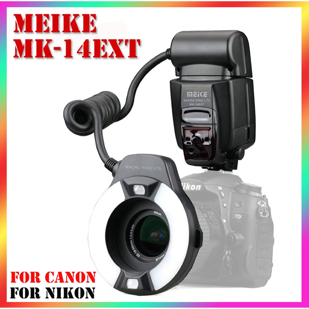 MACRO RING FLASH MK14EXT ริงแฟลช สำหรับ CANON I NIKON golf.scs