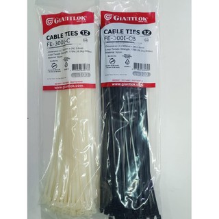 เคเบิ้ลไทร์ Cable Tie Nylon ไนลอน สายรัด สีขาว สีดำ