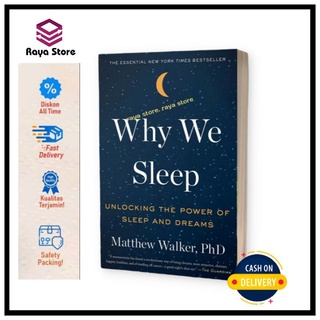 We Why Sleep Unlocking The Power Of Sleep and Dreams โดย Matthew Walker (เวอร์ชั่นภาษาอังกฤษ)