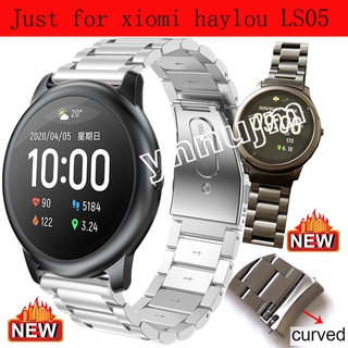 สาย Xiaomi haylou LS05S สาย steel For Xiaomi LS05S สายนาฬิก haylou LS02 watch band อุปกรณ์เสริมสมาร์ทวอทช์