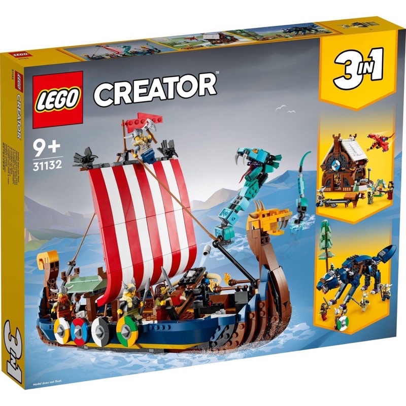 LEGO Creator 31132 Viking Ship and the Midgard Serpent by Bricks_Kp