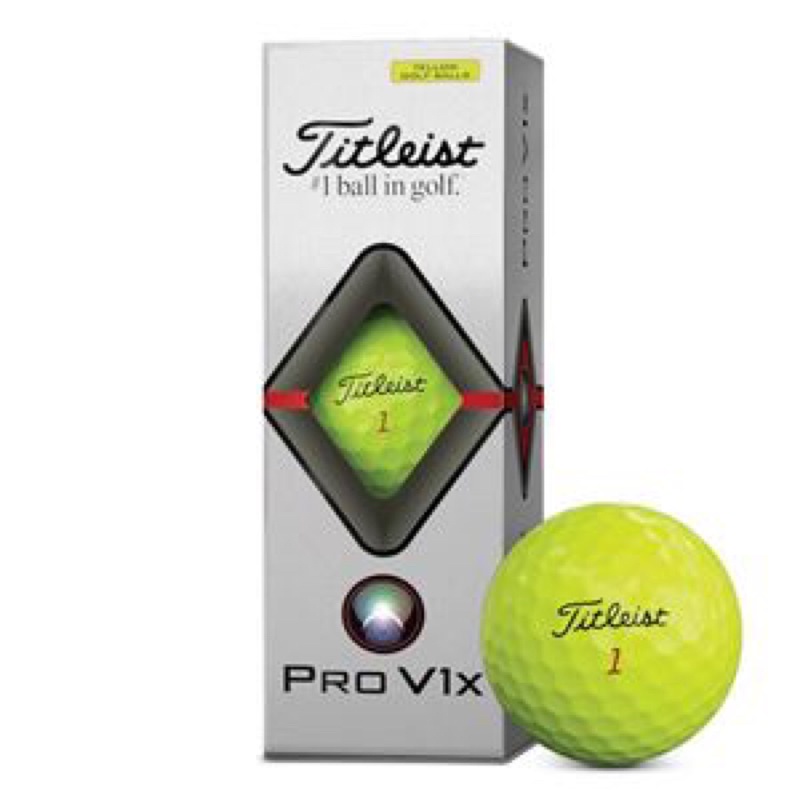 ลูกกอล์ฟมือ 1 Titleist ProV1X New Golf Ball เป็นของแท้100%