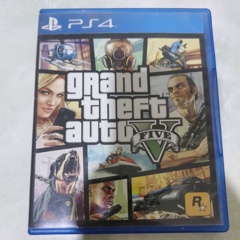 แผ่นเกมส์แท้ PS4 games มือสอง GTA 5