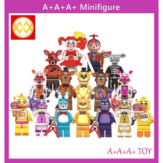 Five Nights Freddys บล็อคตัวต่อฟิกเกอร์ รูปดวงตา 3D ขนาดเล็ก ของเล่นสําหรับเด็ก