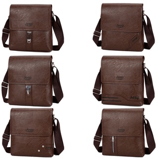 JEEP กระเป๋าสะพายไหล่ กระเป๋าเมสเซนเจอร์หนัง สำหรับผู้ชาย Messenger Bag PU LeatherView Product Analysis