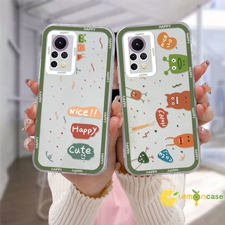 เคสใส Infinix Smart 6 5 4 4C 5 Pro Infinix Hot 10 11 Play 10 10t 10s NFC 10i 9 Pro 10 Lite 11 Plus Hot 9 Play 11 11S NFC Tencno Spark 5 PRO แบบนิ่ม ลายการ์ตูนมอนสเตอร์ เคสโทรศัพท์