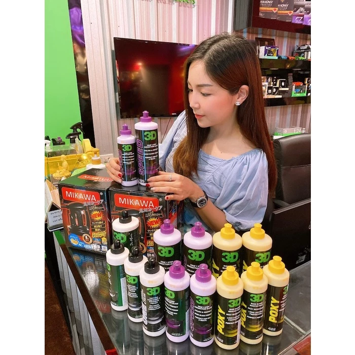 3D POXY เคลือบสีรถ 8oz/ 16oz สุดยอดwax เคลือบเงา ฉ่ำสุดๆ น้ำยาเคลือบสีรถ wax ที่ดีที่สุด thumbnail 7