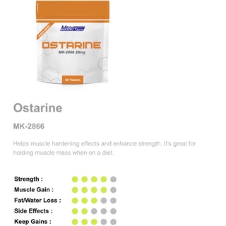 MK2866 ostarine 20mg x 50เม็ด