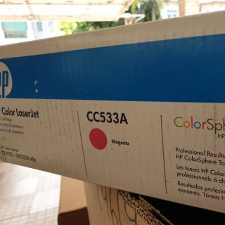 HP 304A ตลับหมึกโทนเนอร์ สีม่วงแดง เหลือง ของแท้ Magenta Yellow Original Toner Cartridge CC532A CC533A