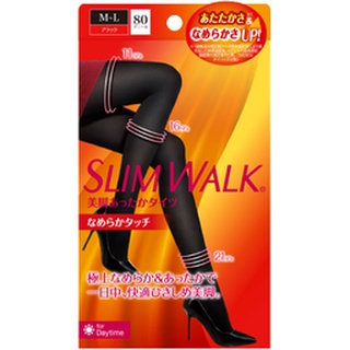 SLIM WALK กางเกงรัดรูปขาสวย สัมผัสนุ่ม / เลกกิ้ง / PIP / สำหรับกลางวัน / ถุงเท้าแบบกดทับ / ส่งตรงจากญี่ปุ่น