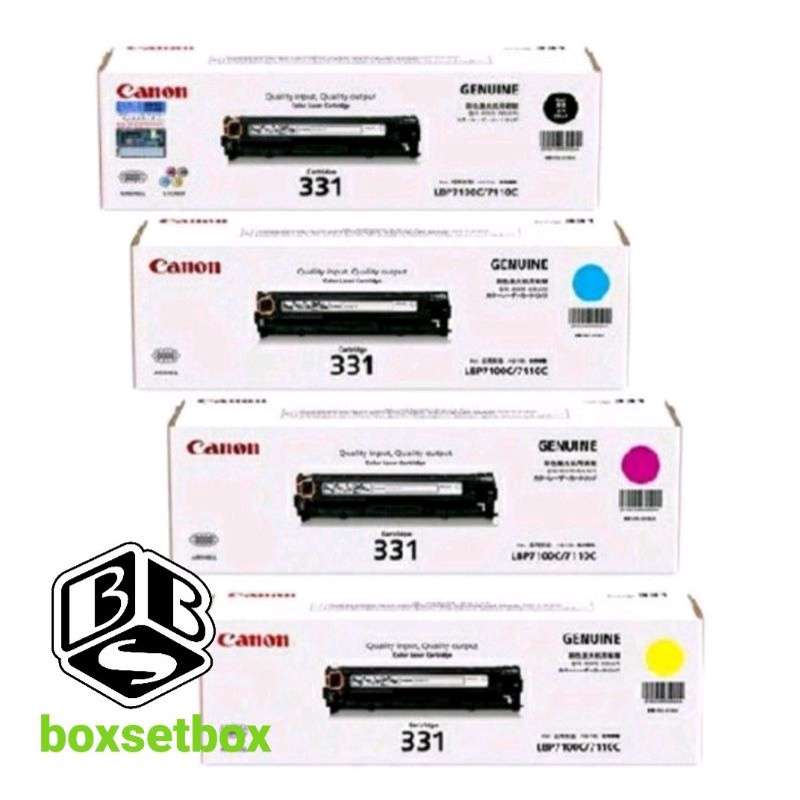 CANON  331 BK,C,M,Y  TONER CARTRIDGE ของแท้ออกใบกำกับภาษีได้