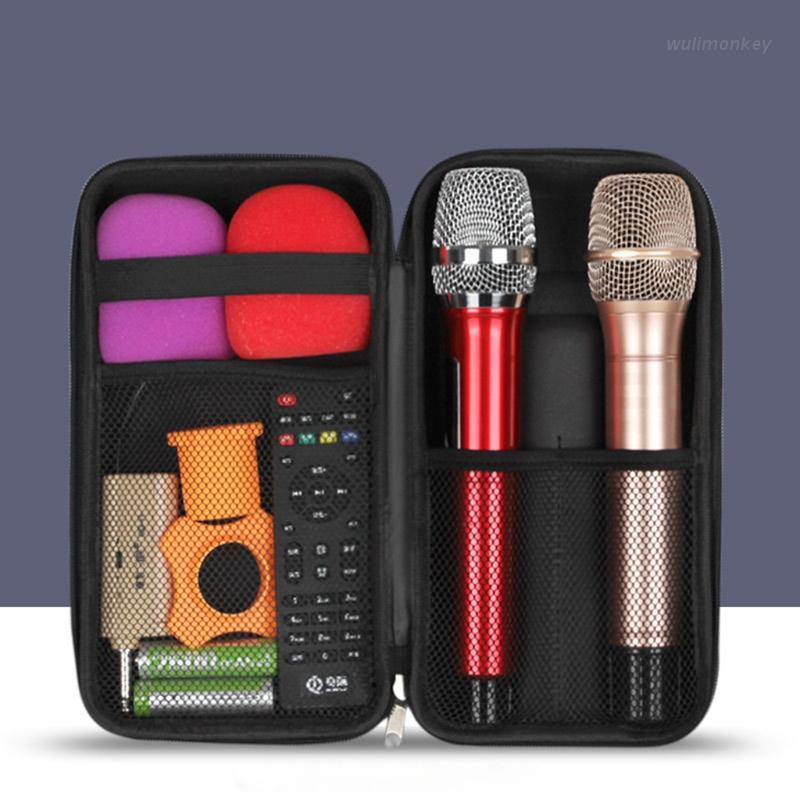 กระเป๋าเก็บไมโครโฟน Eva พร้อมกระเป๋าสําหรับใส่ไมโครโฟน