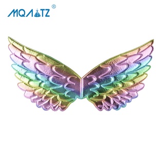 Mqatz วันเกิด ปีกยูนิคอร์น เด็กผู้หญิง การ์ตูน อุปกรณ์เสริมเจ้าหญิง การ์ตูน