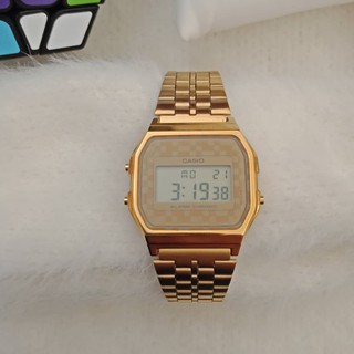 Casio Vintage A159WGEA-9ADF นาฬิกาข้อมือผู้หญิง นาฬิกาคาสิโอ้