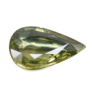 พลอย แซฟไฟร์ สี เขียว เหลือง บางกะจะ ธรรมชาติ แท้ ( Natural Yellow Green Sapphire ) 1.44 กะรัต