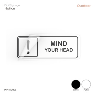 สติกเกอร์ติดผนัง ลายหัวใจ mind your head