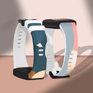 สายนาฬิกาข้อมือซิลิโคน แบบเปลี่ยน สําหรับ Huawei Band 6 Honor Band 6