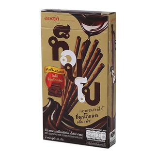 ท็อปโป เพรทเซลโกโก้สอดไส้ช็อกโกแลต 40 กรัมToppo Pretzel Cocoa with Chocolate 40 g.