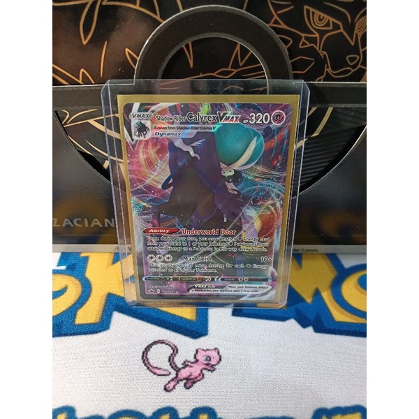 Pokemon Card "Calyrex Vmax Shadow Rider" ENG Chilling Reign