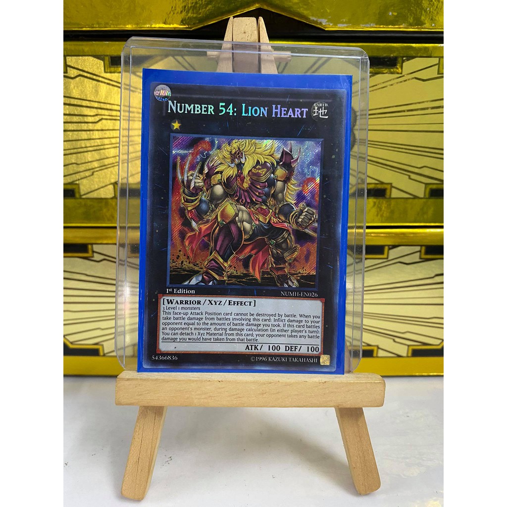 Ultra Secret Rare [Yugioh Watermelon] การ์ดหมายเลข 54 Lion Heart xyz